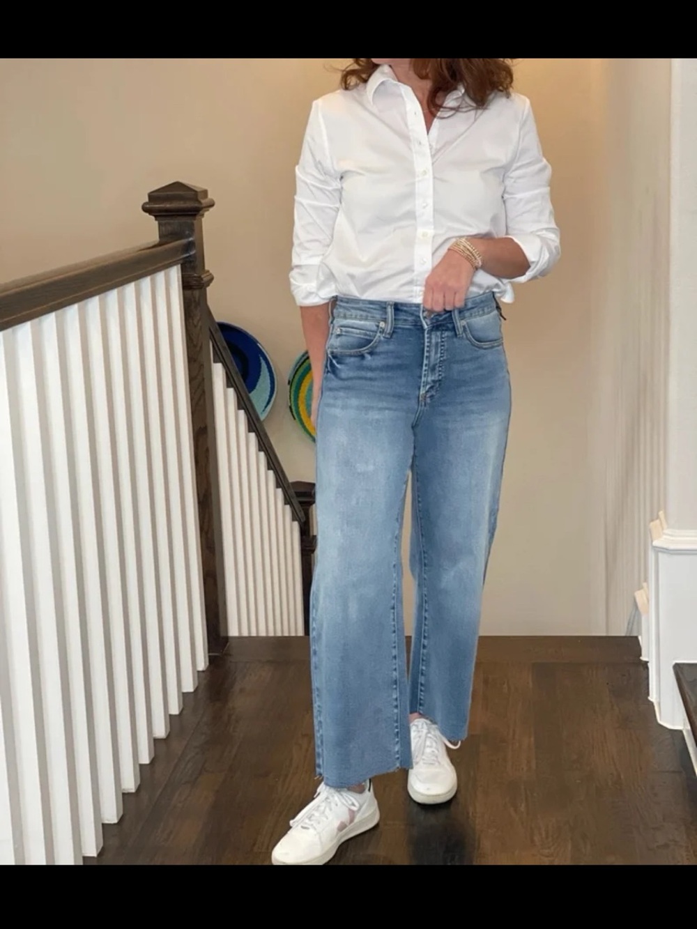 OAT NEW YORK WIDE LEG CROP JEAN size 12/31 - Picture 2 of 12
